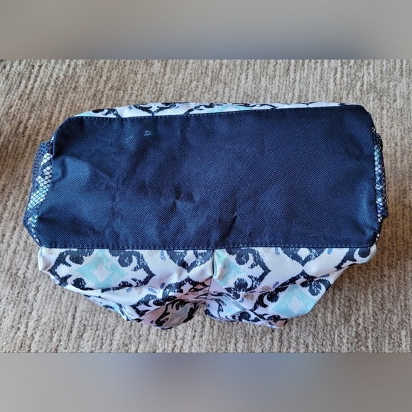 THIRTY ONE CROSSBODY ORGANIZING TOTE BAG FAB FLOURISH EMBROIDERED ELEPHANTS - Picture 10 of 13